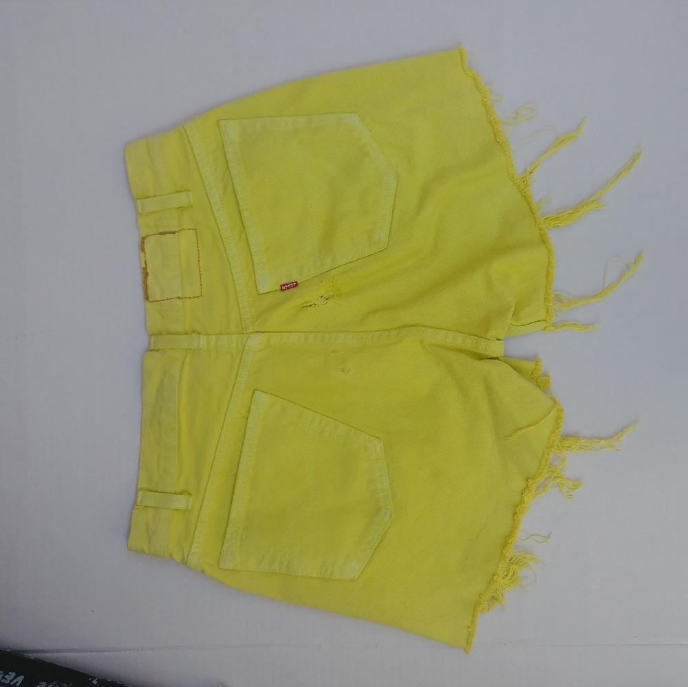 Rare vintage levis dyed Jean shorts - Picture 3 of 6